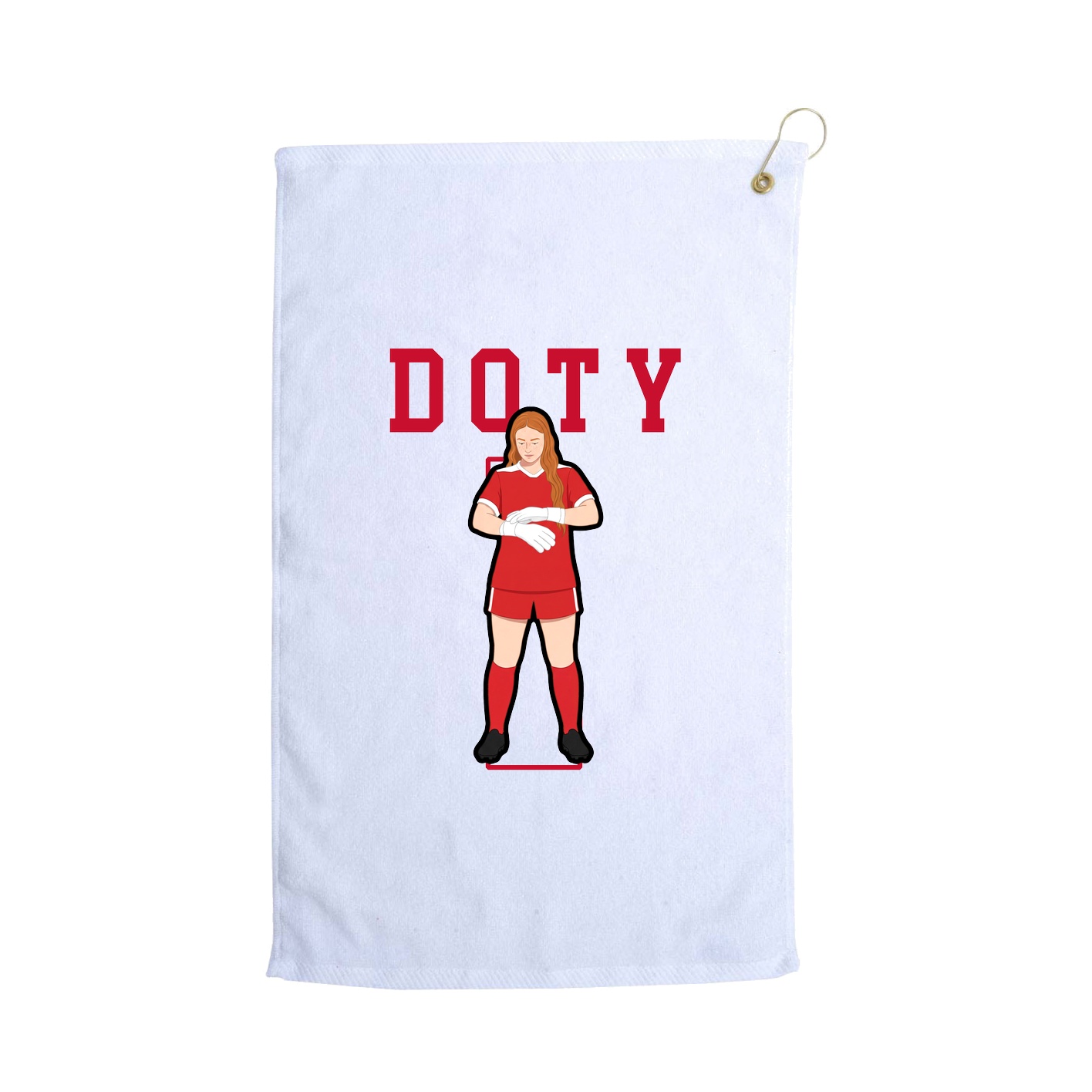 Golf Towel — Classic in White