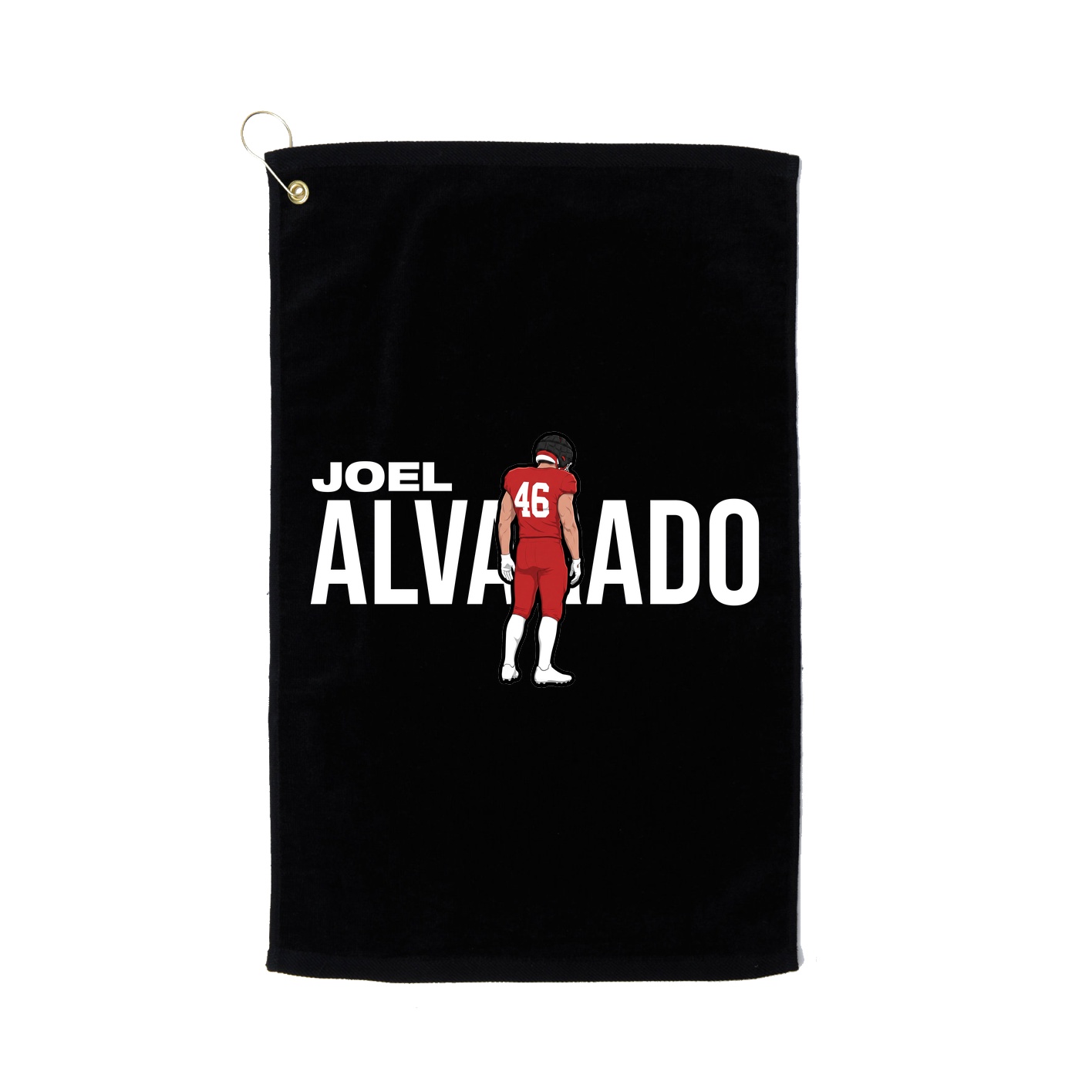 Golf Towel — Player Name in Black
