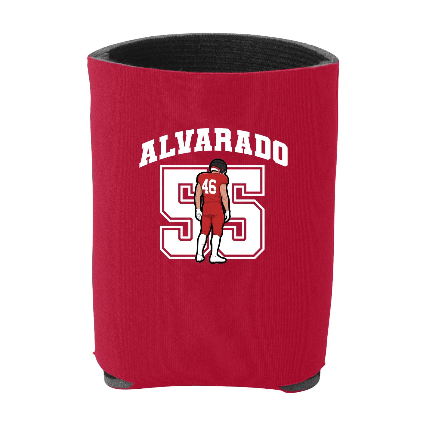 Can Holder — Number in Red