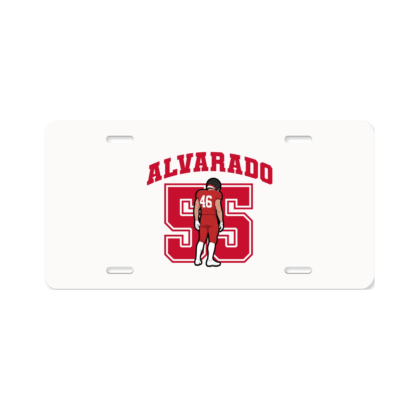 License Plate — Number in Classic