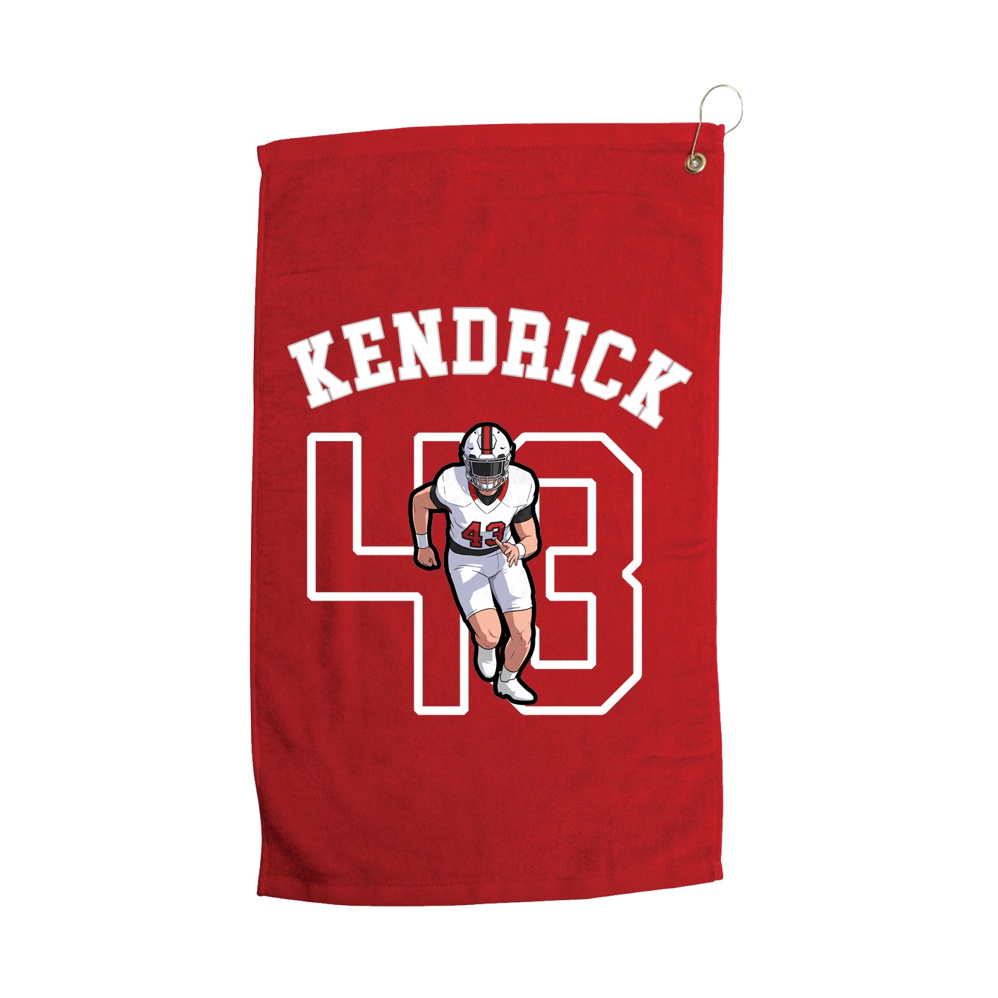 Golf Towel — Shirsey Arch in Red
