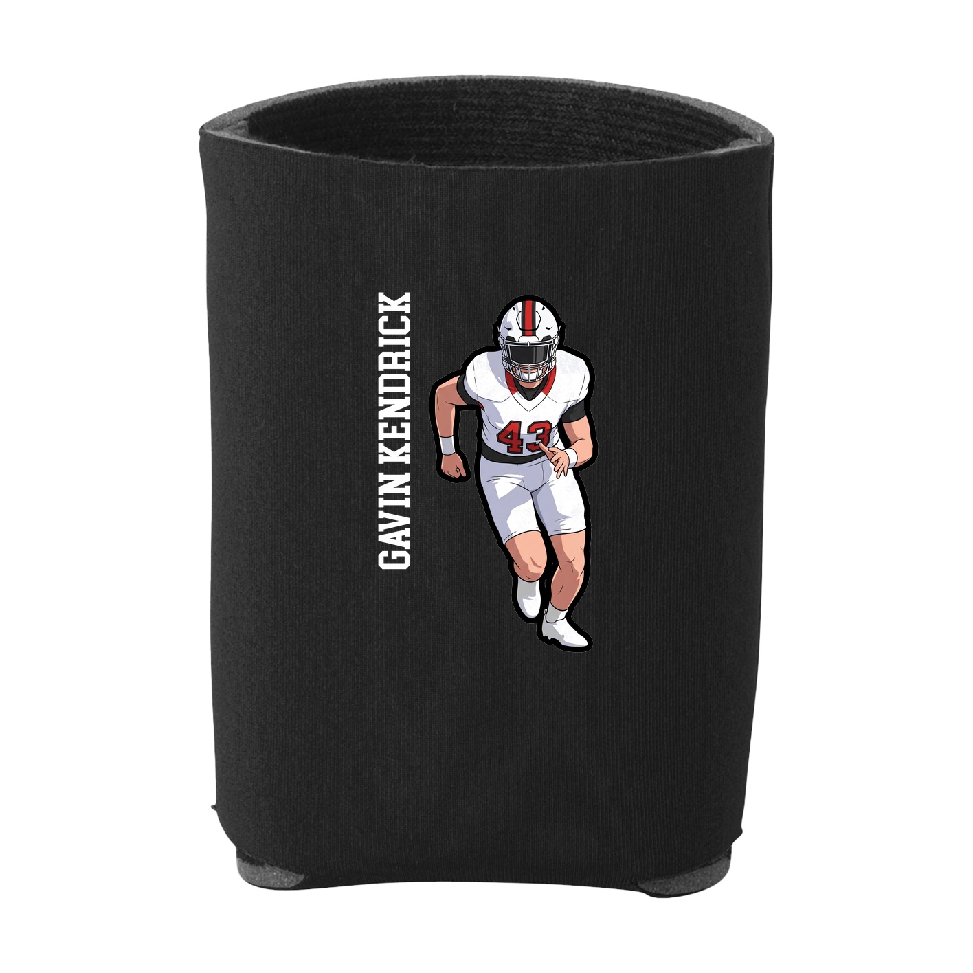 Can Holder — Name Vertical in Black