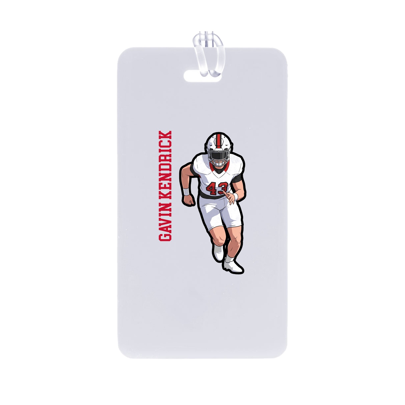 Bag Tag — Name Vertical in Classic