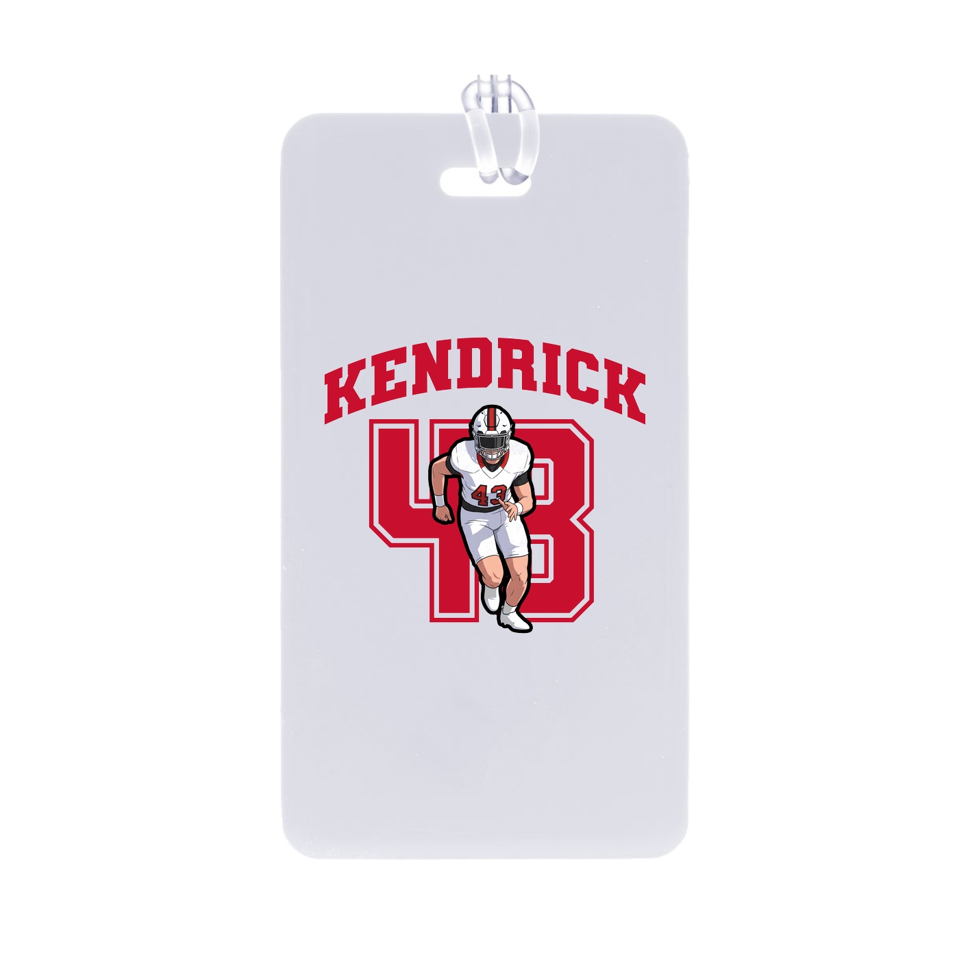 Bag Tag — Number in Classic