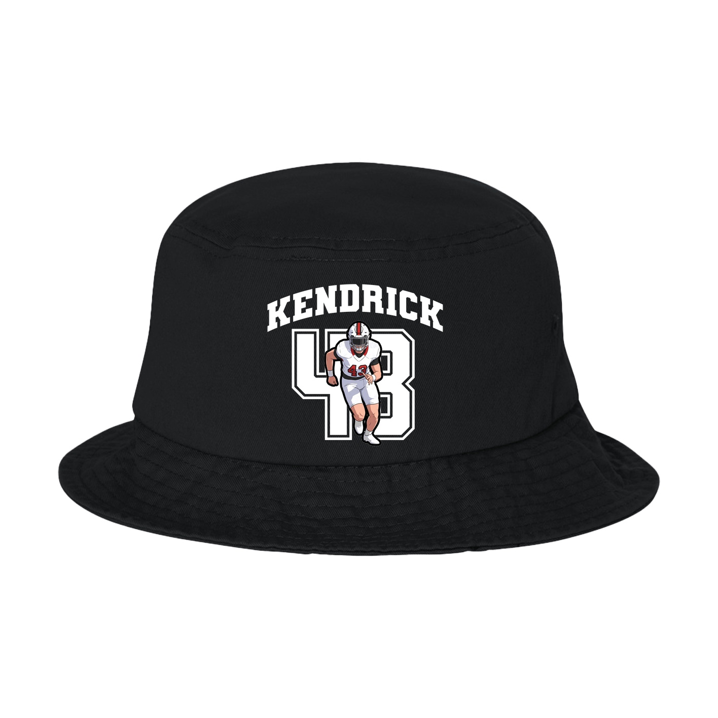 Bucket Cap — Number in Black