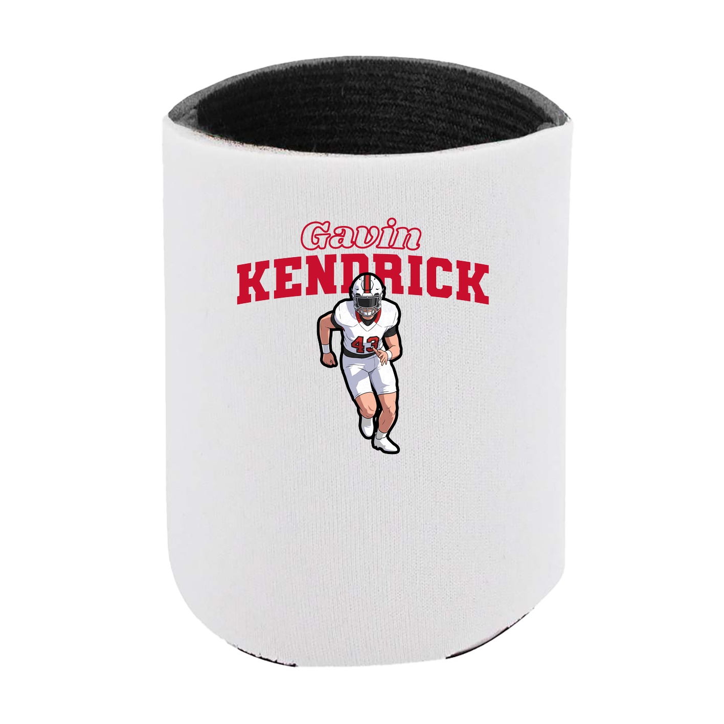 Can Holder — Name Arch in White