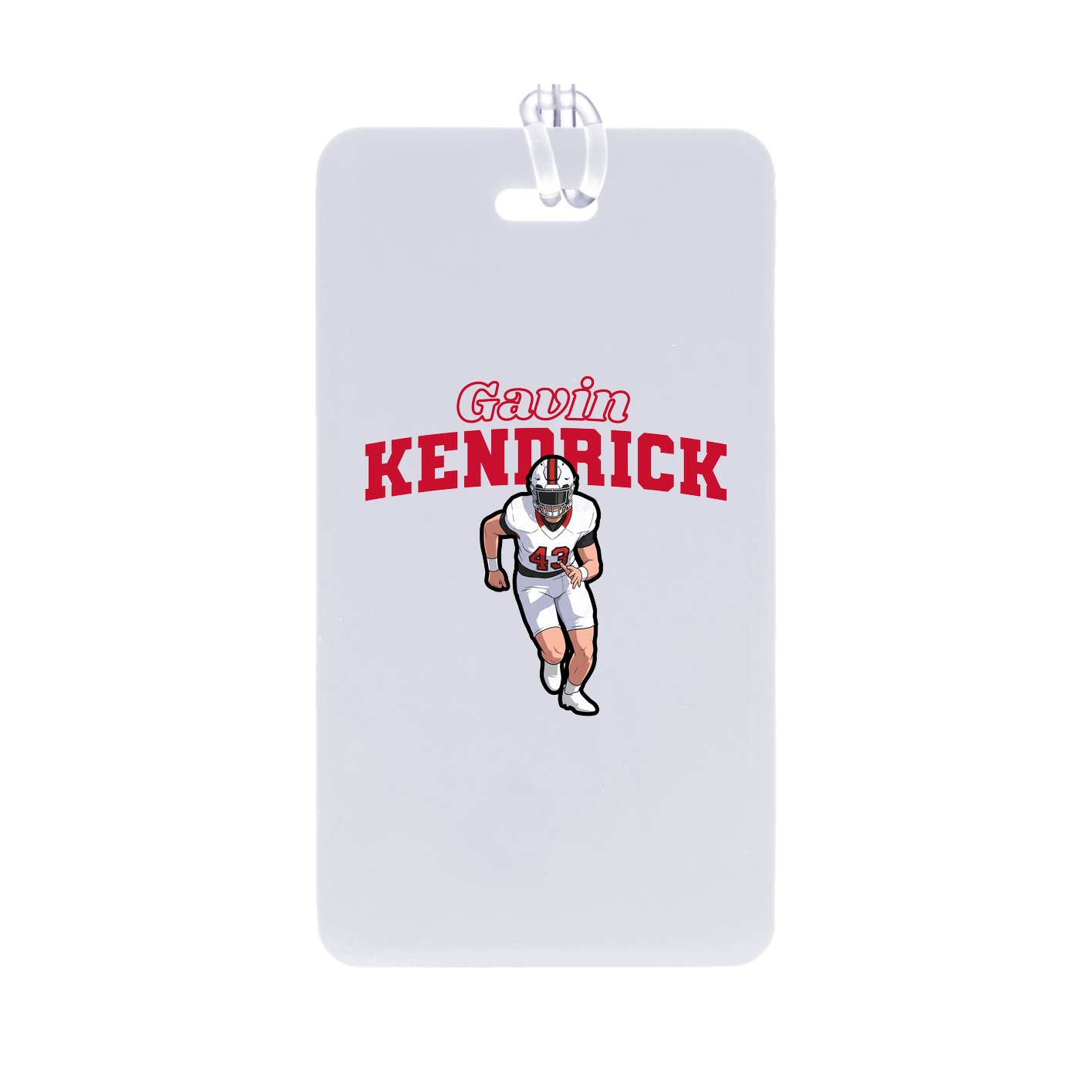 Bag Tag — Name Arch in Classic
