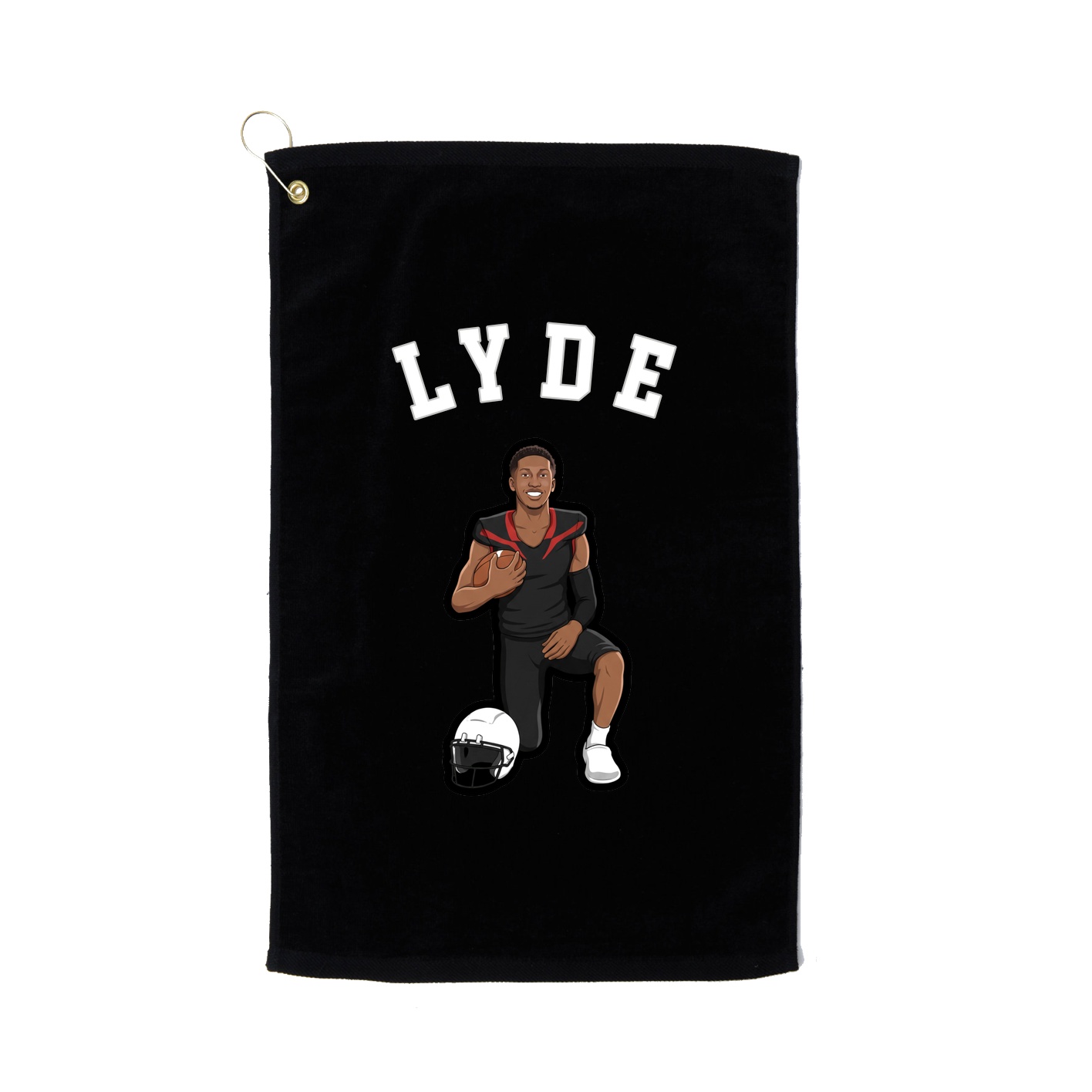 Golf Towel — Shirsey Arch in Black