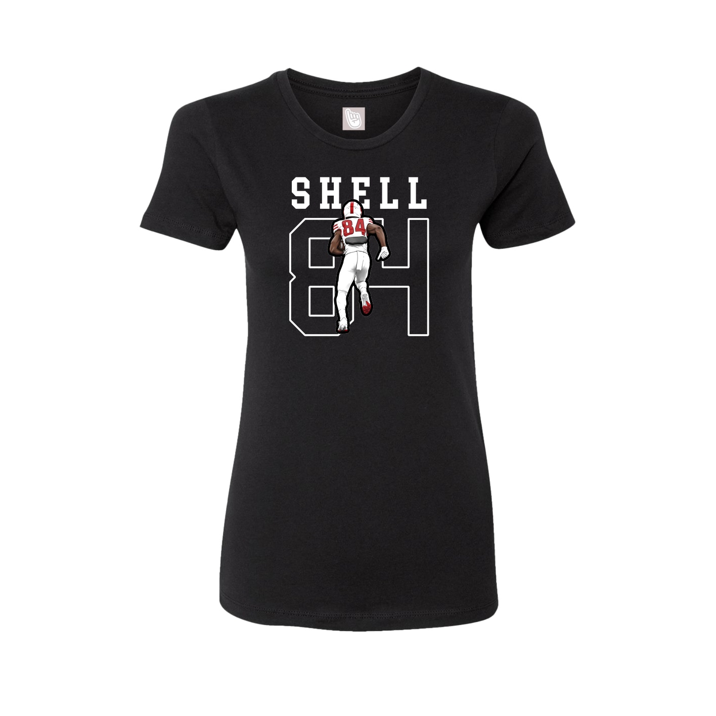 Fitted Women's Tee — Shirsey in Black