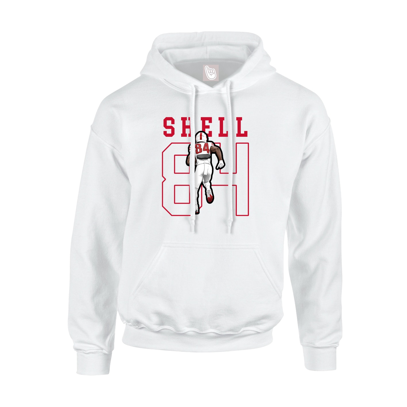 Hoodie — Shirsey in White