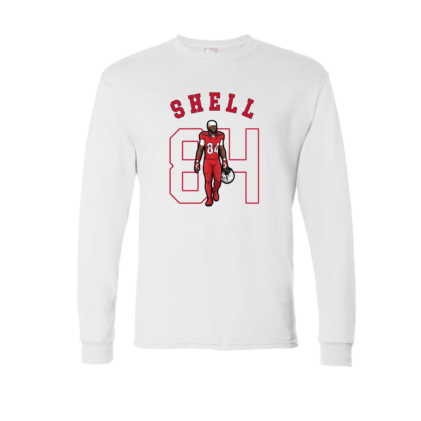 Long Sleeve Tee — Shirsey Arch in White