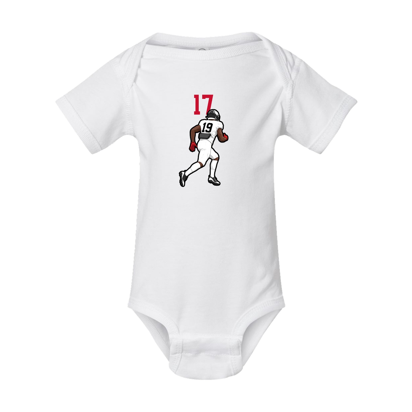 Baby Onesie — Number Top in White