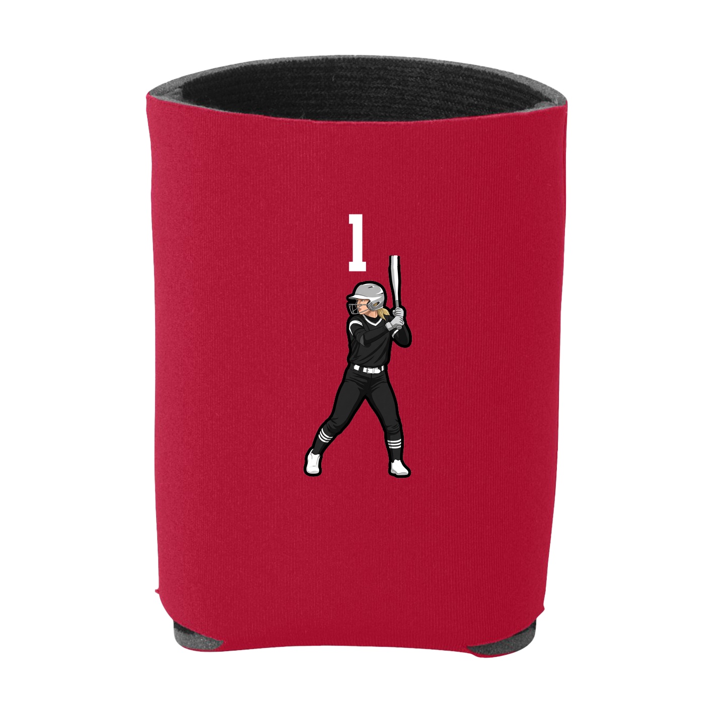 Can Holder — Number Top in Red