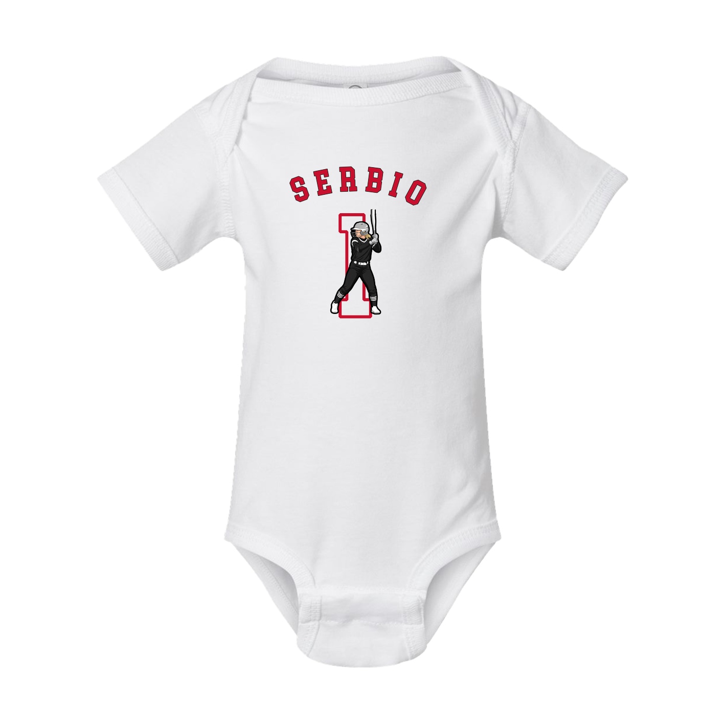 Baby Onesie — Shirsey Arch in White
