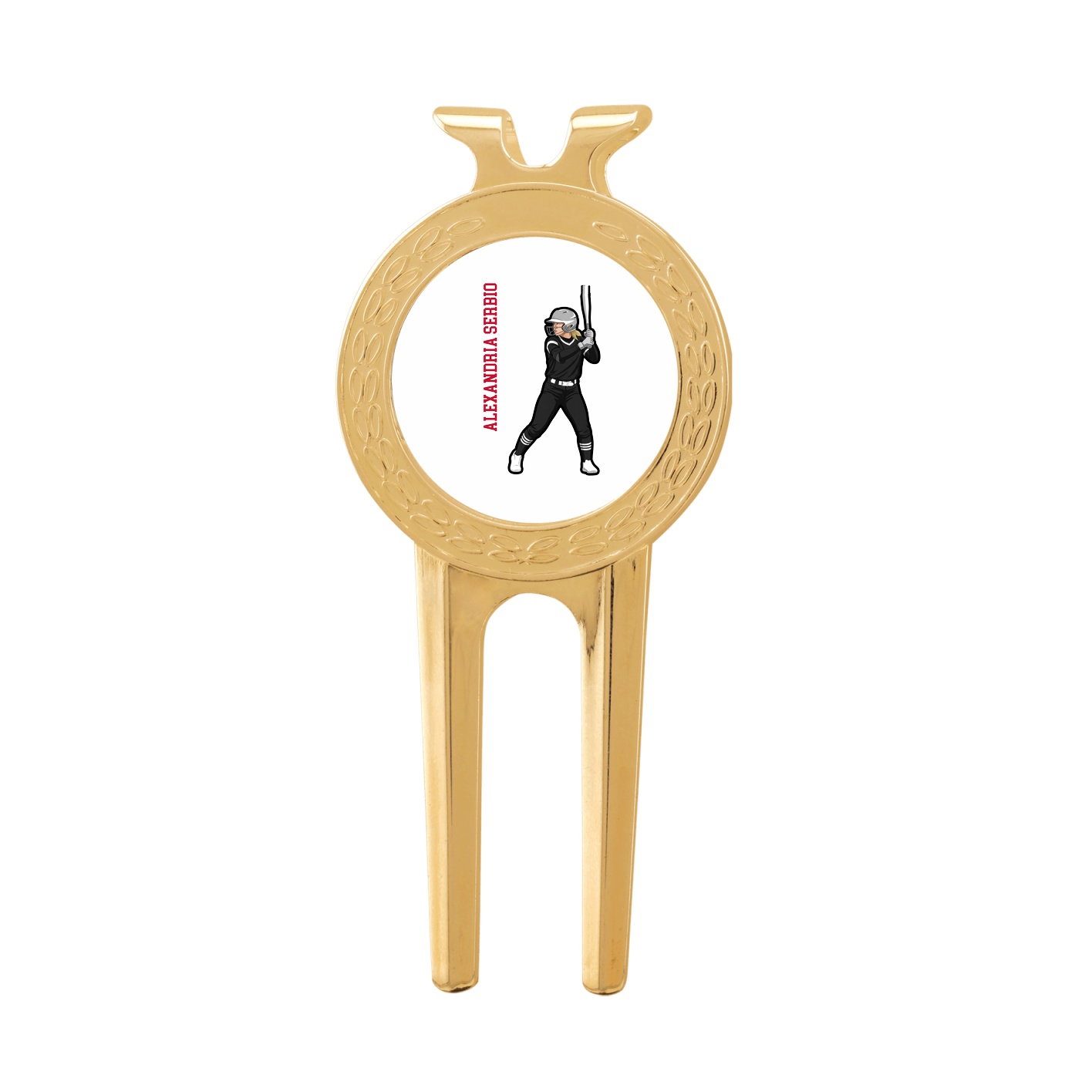 Divot Tool with Ball Marker — Name Vertical in Classic
