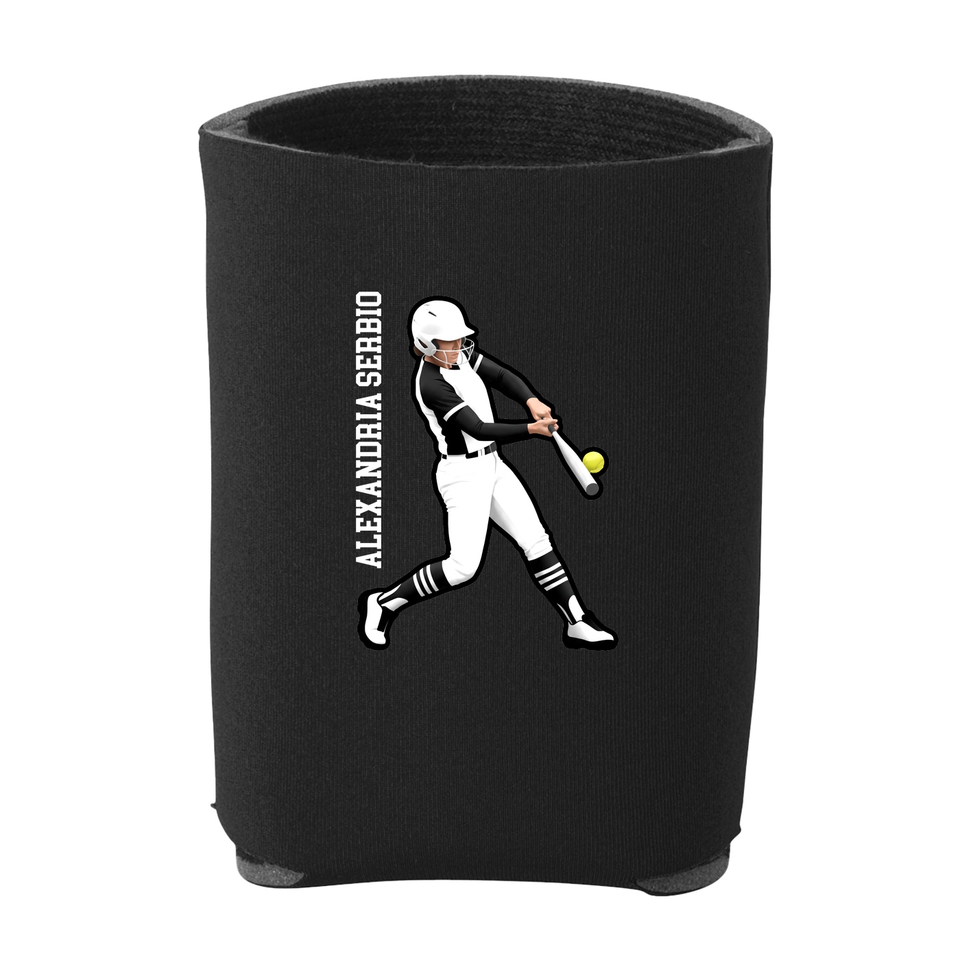 Can Holder — Name Vertical in Black
