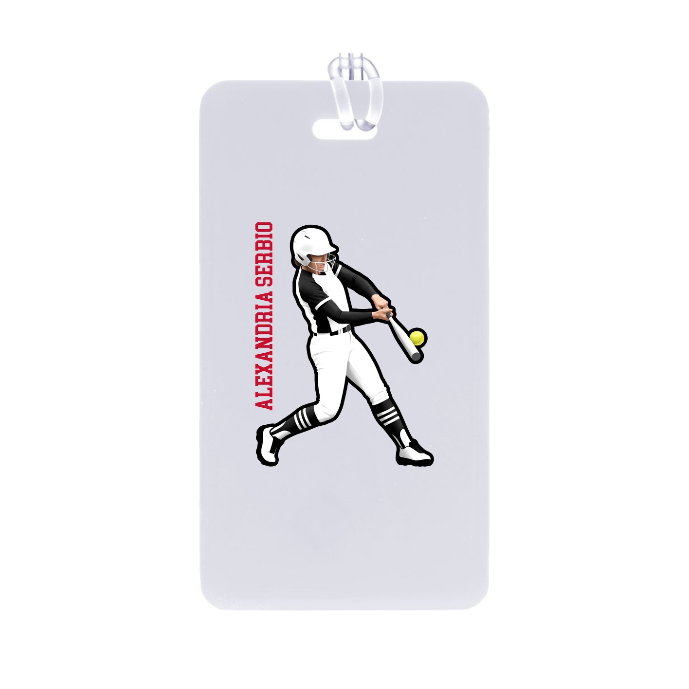 Bag Tag — Name Vertical in Classic