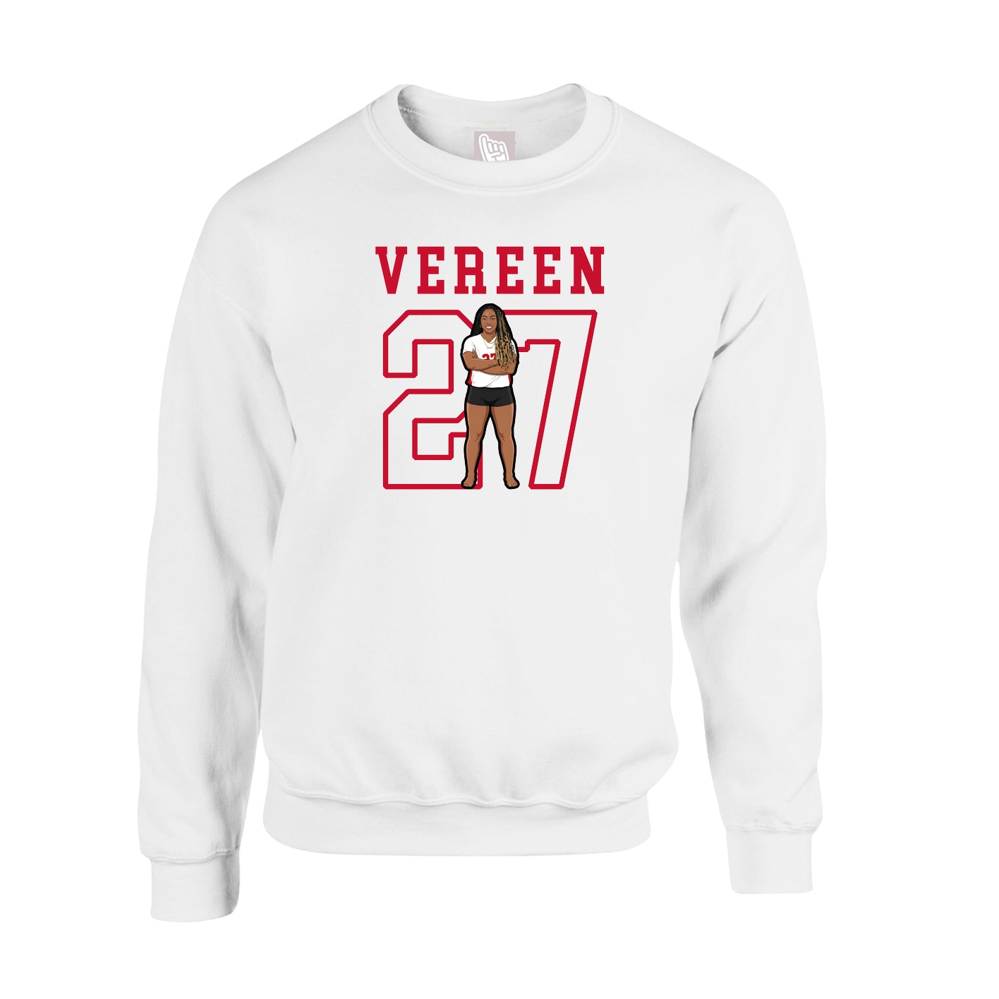 Fleece Crew — Shirsey in White