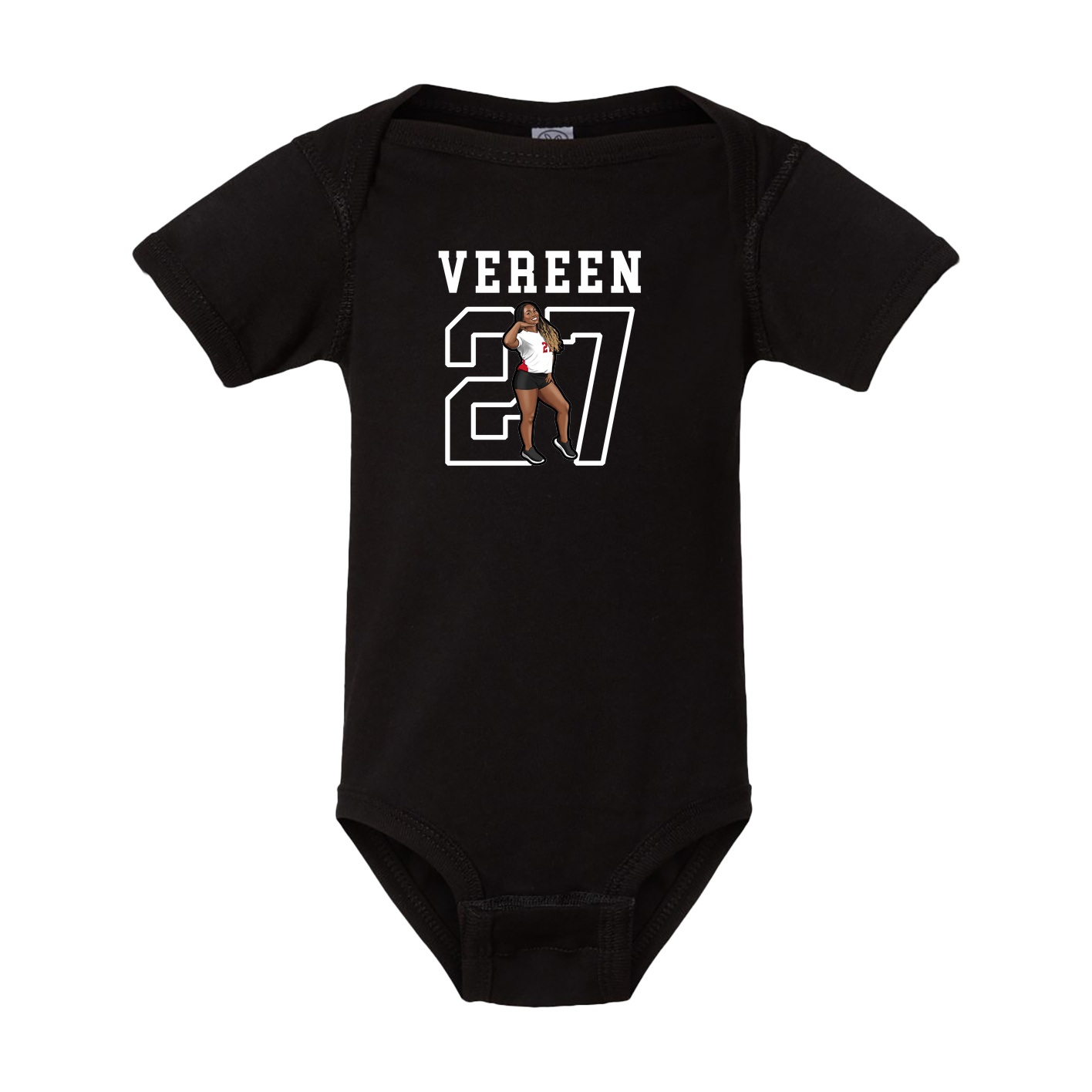 Baby Onesie — Shirsey in Black