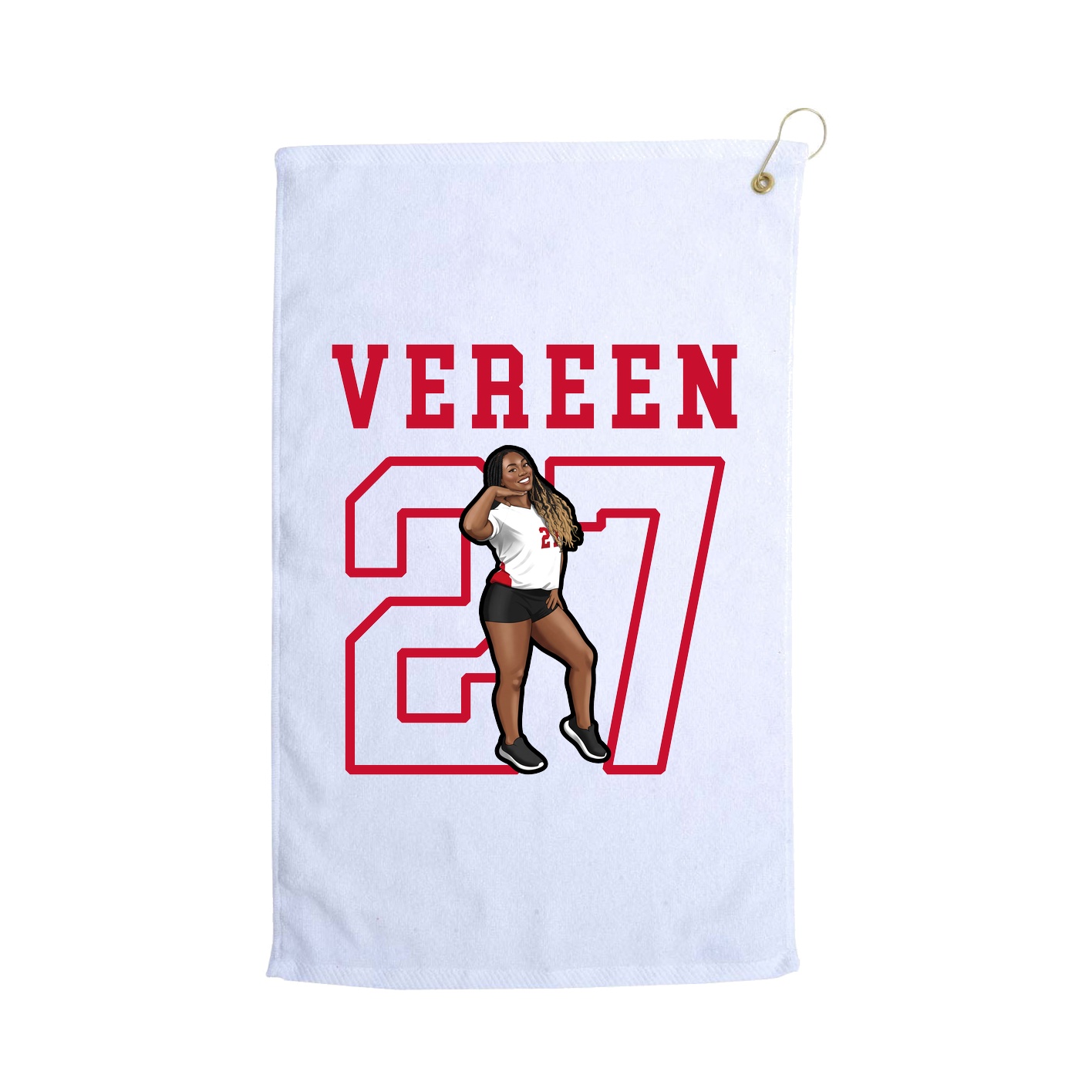 Golf Towel — Shirsey in White