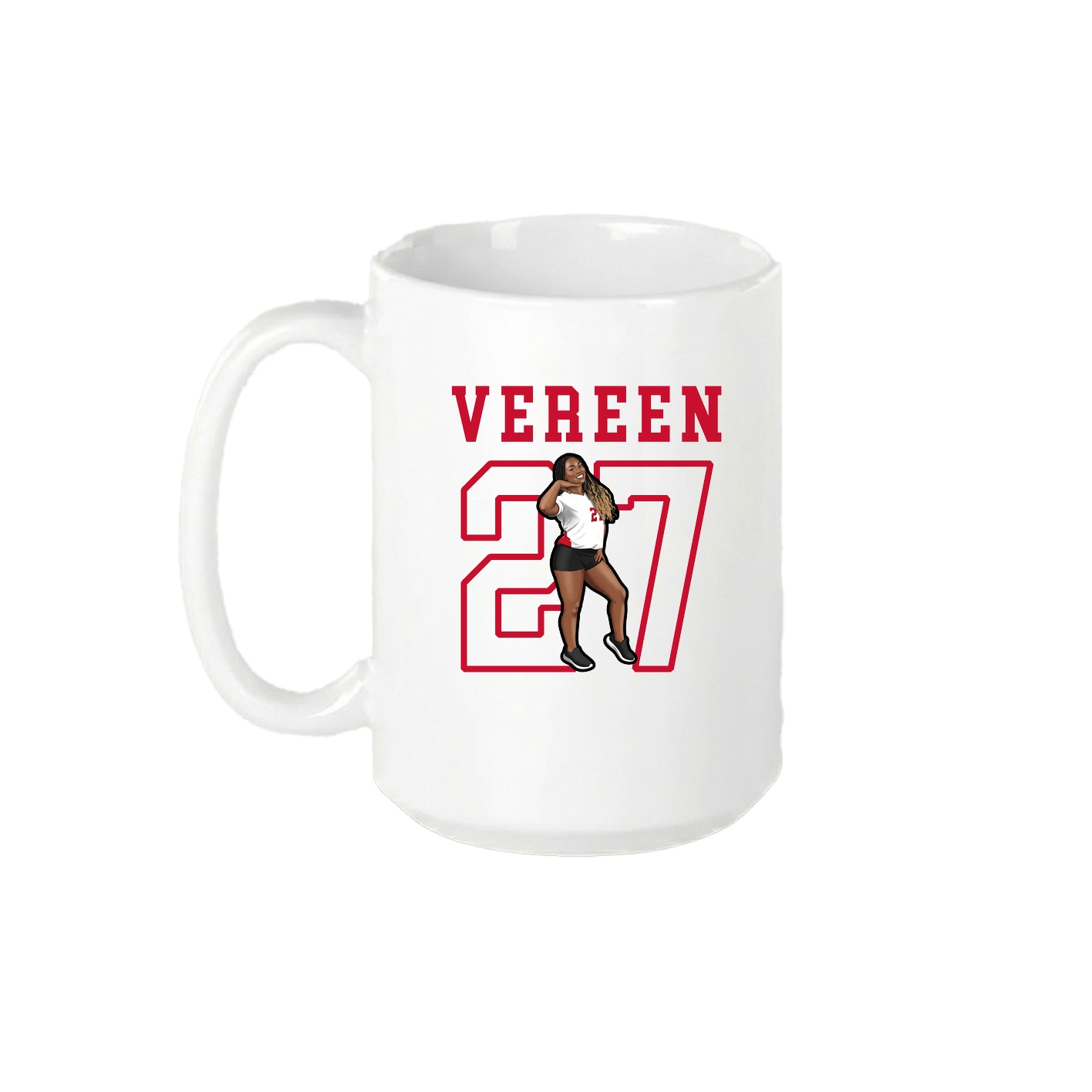 15oz Coffee Mug — Shirsey in White