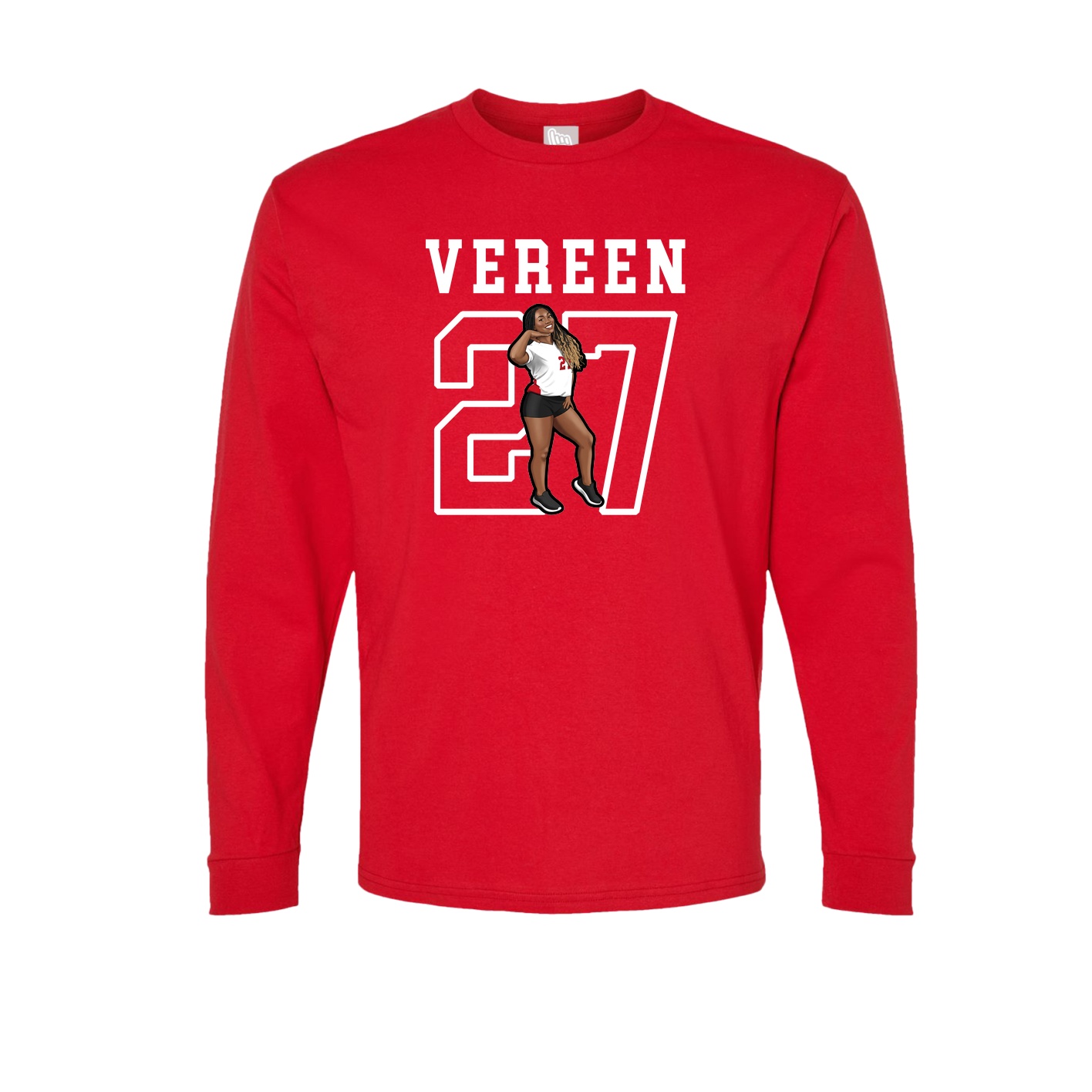 Long Sleeve Tee — Shirsey in Red