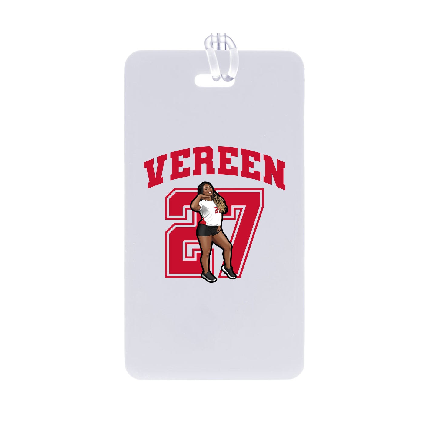 Bag Tag — Number in Classic
