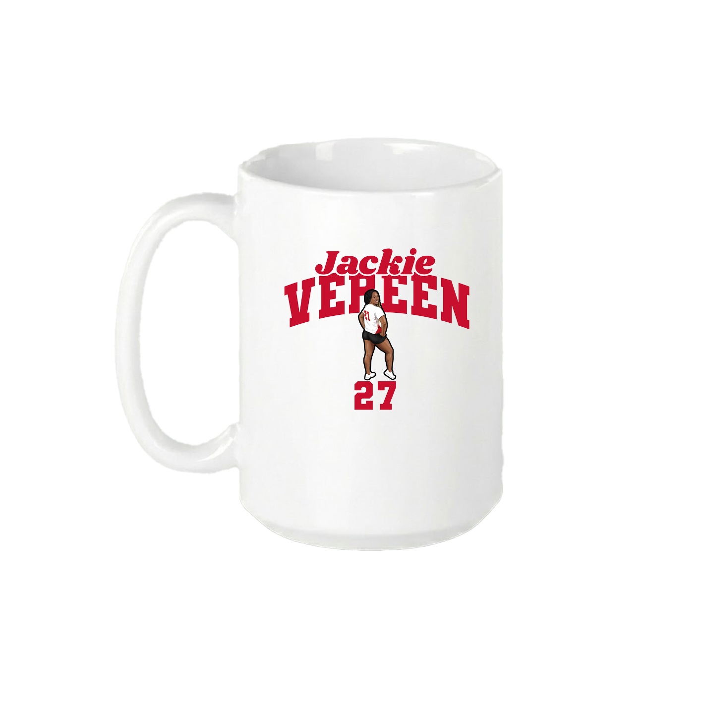 15oz Coffee Mug — Signature Arch in White