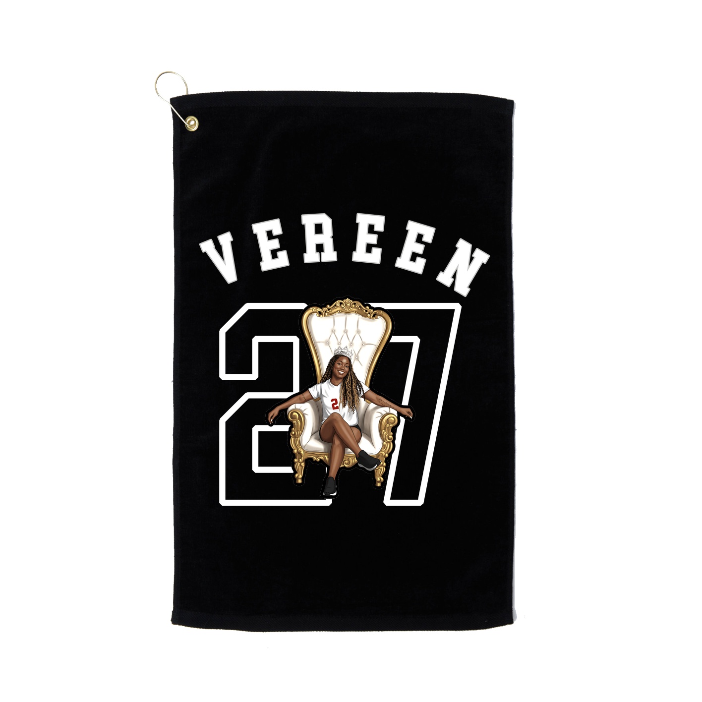 Golf Towel — Shirsey Arch in Black