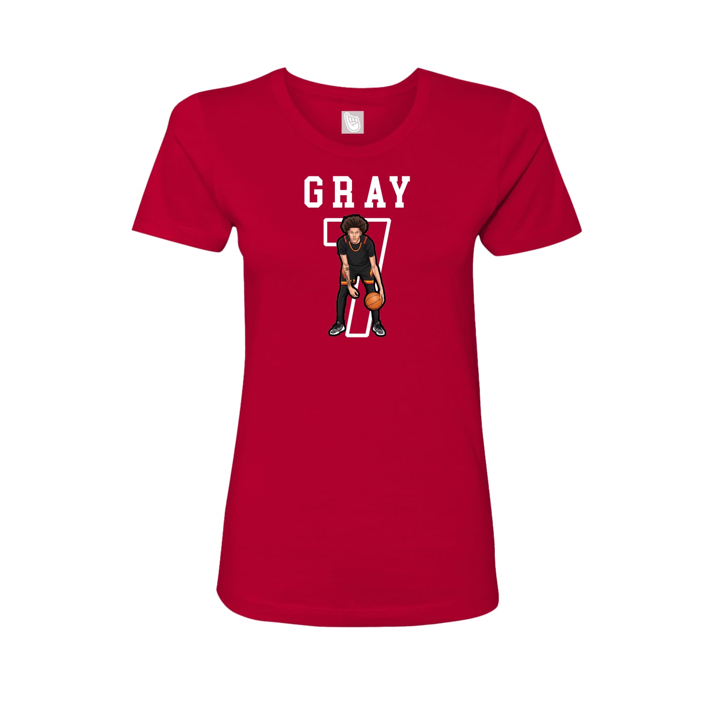Fitted Women's Tee — Shirsey in Red