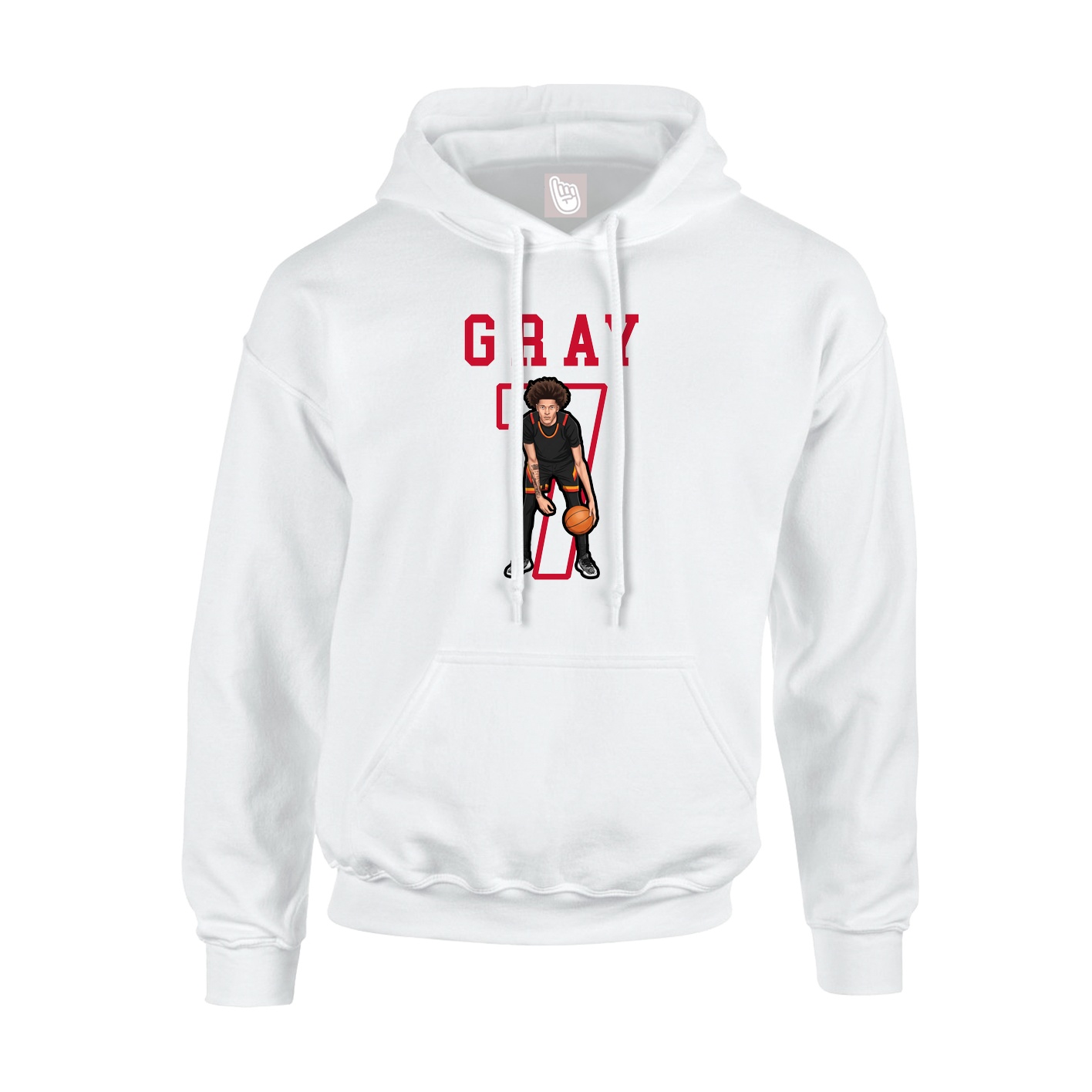 Hoodie — Shirsey in White