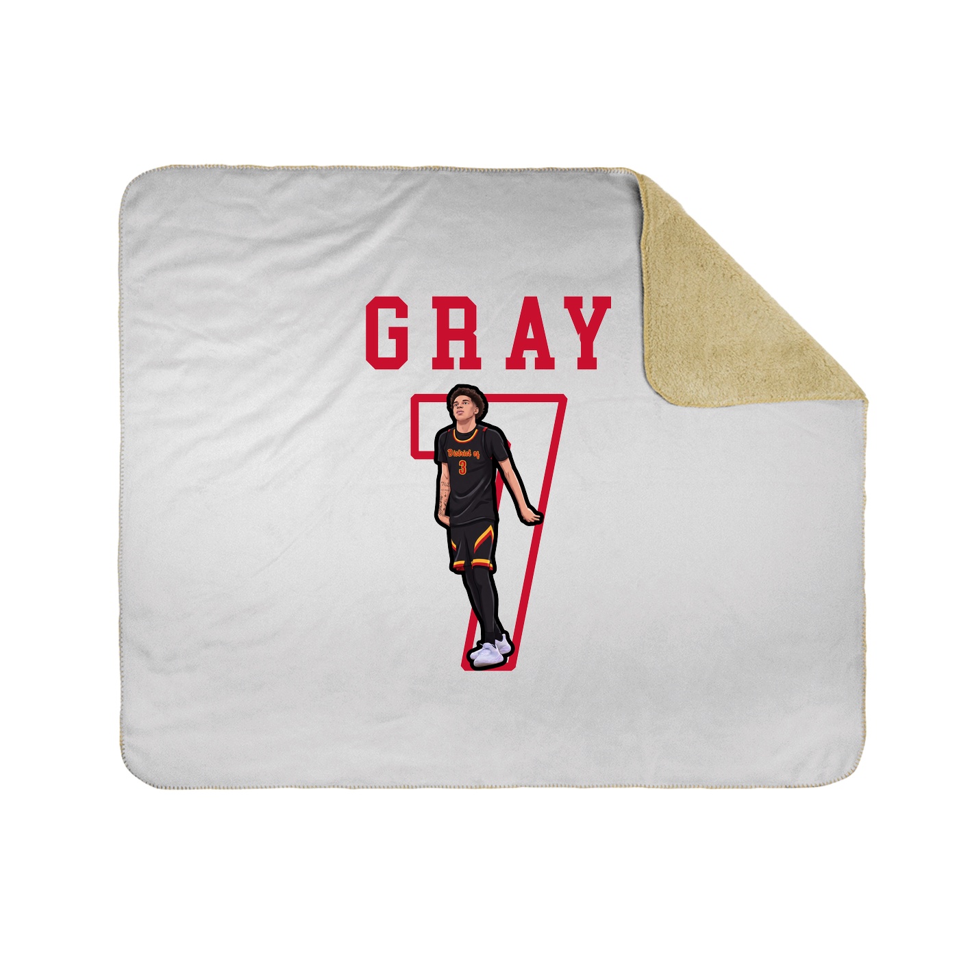 Throw Blanket — Shirsey in White