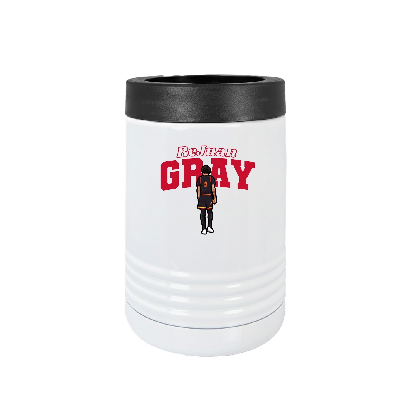 Beverage Holder — Name Arch in White