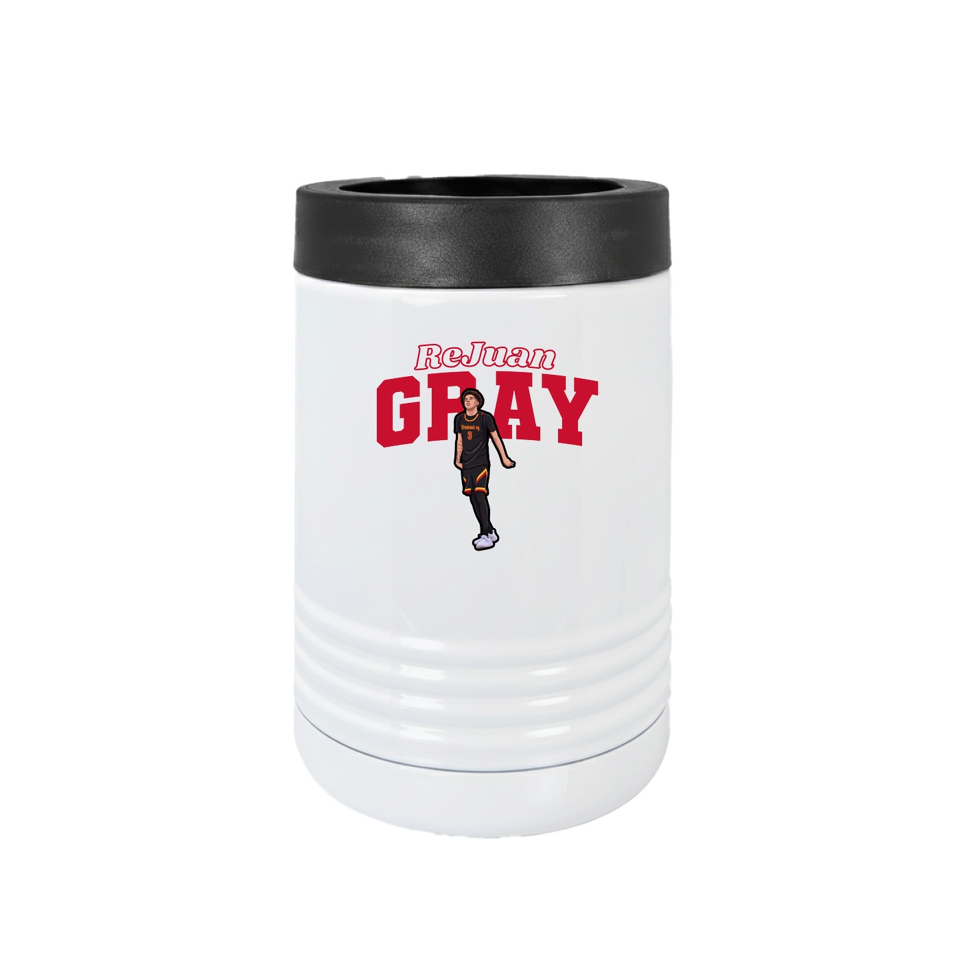 Beverage Holder — Name Arch in White