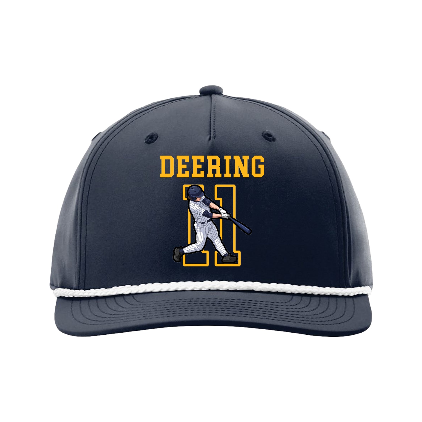 Five-Panel Classic Rope Cap — Shirsey in Navy