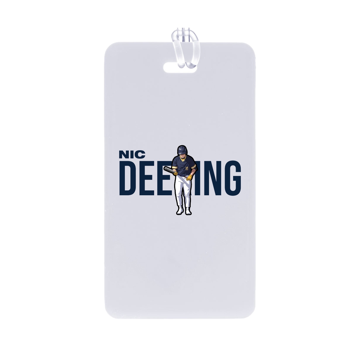 Bag Tag — Player Name in Classic