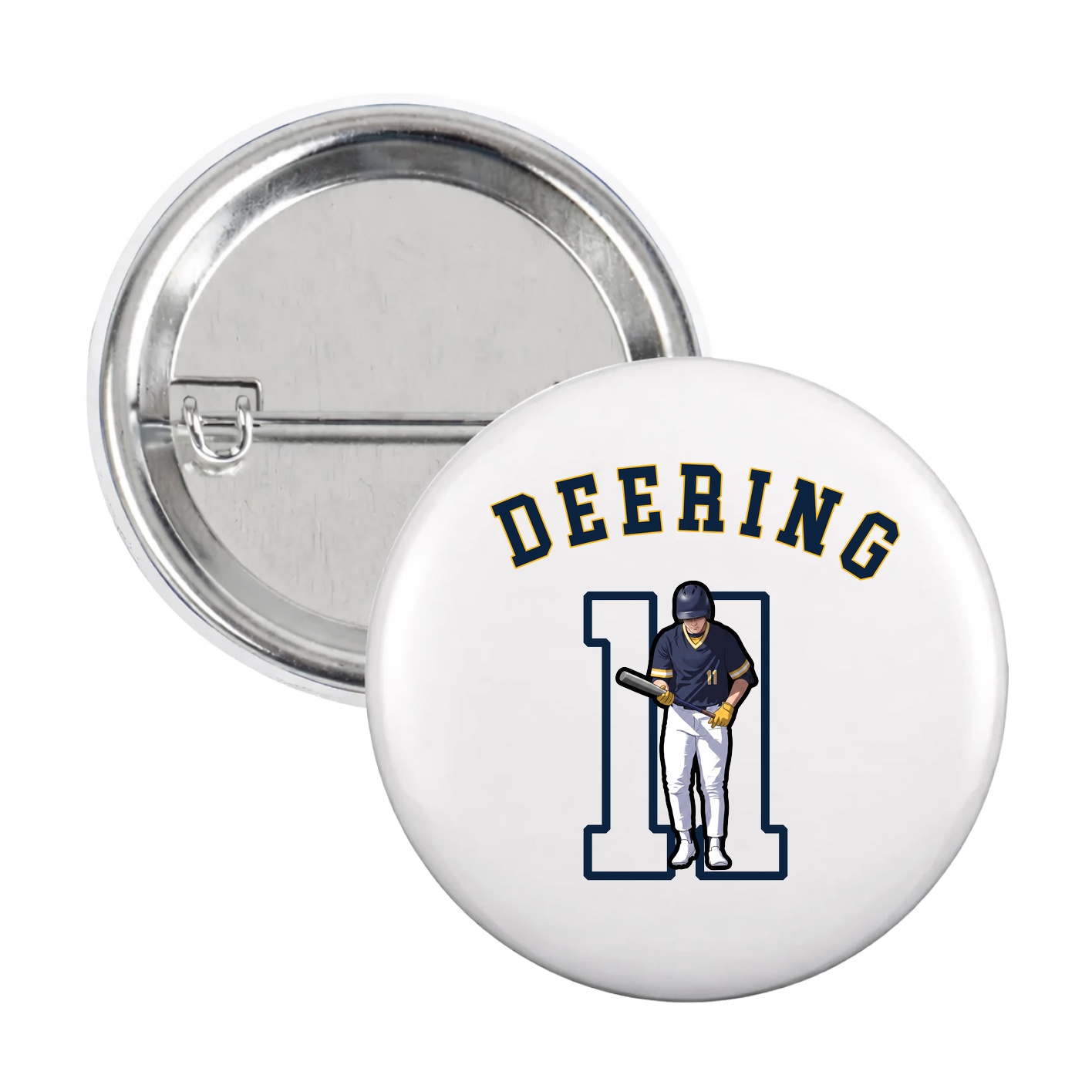 Game Day Button — Shirsey Arch in White