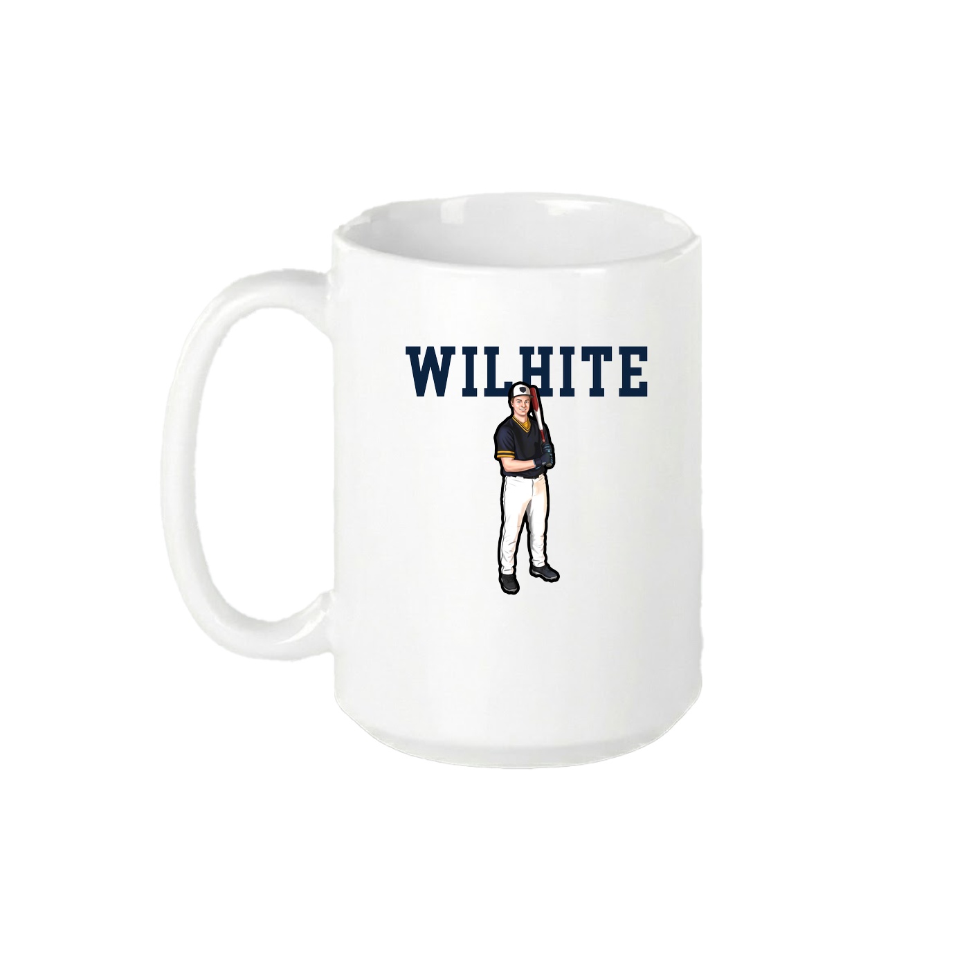 15oz Coffee Mug — Shirsey in White