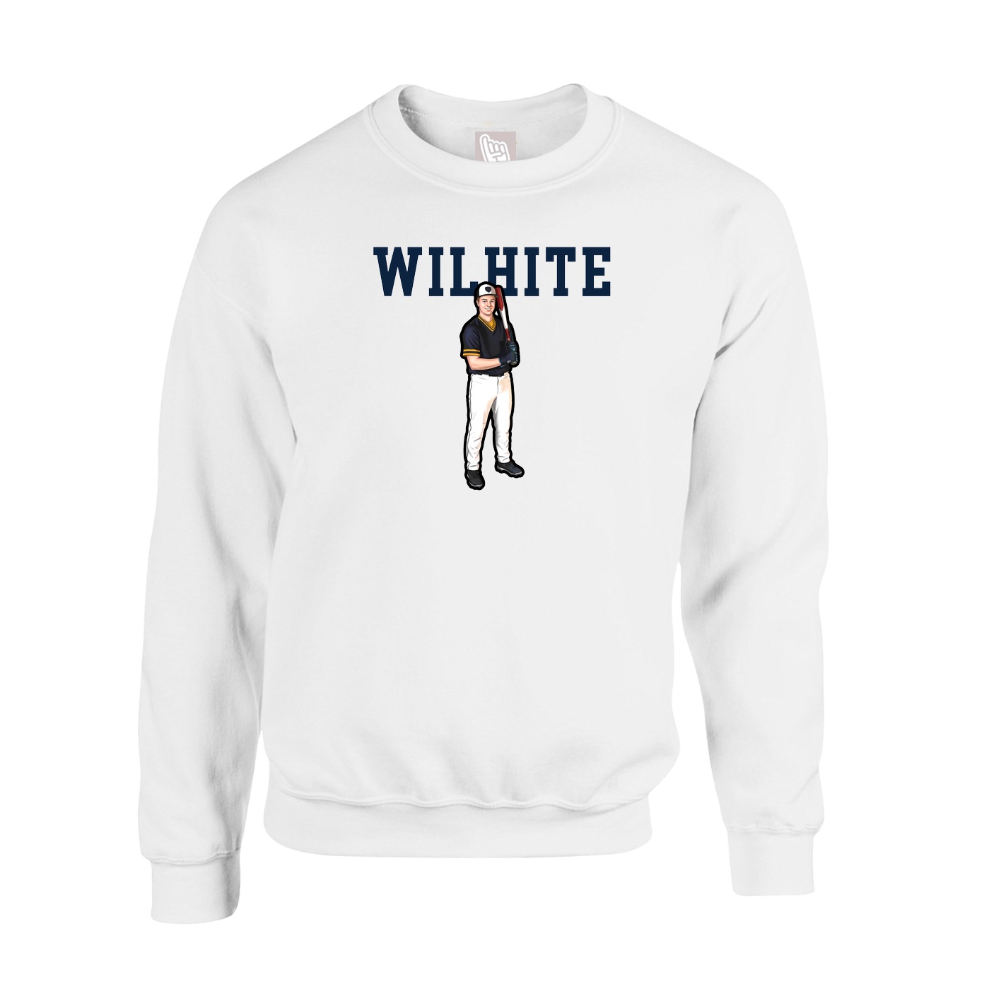 Fleece Crew — Shirsey in White