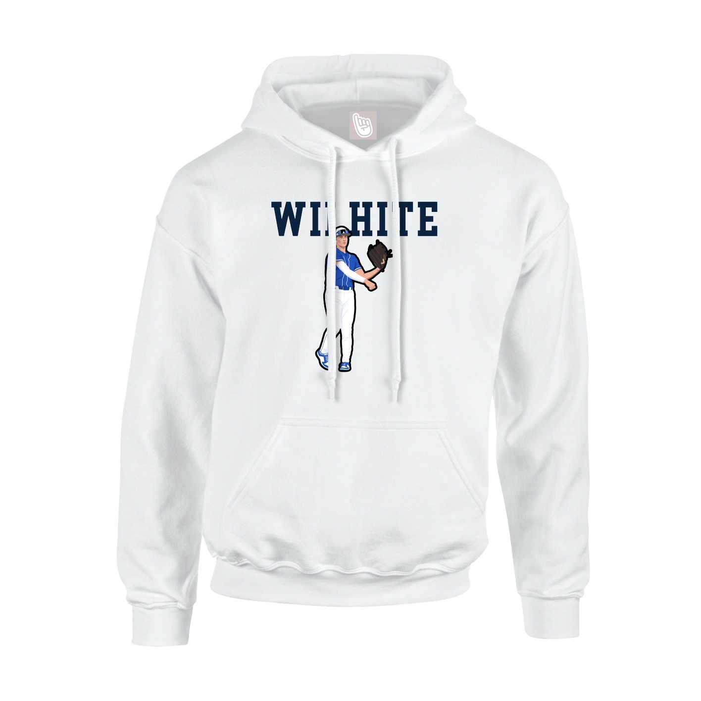 Hoodie — Shirsey in White