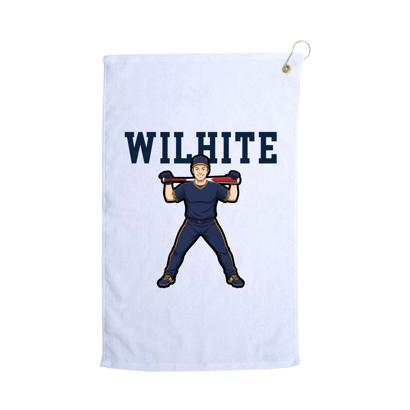 Golf Towel — Shirsey in White