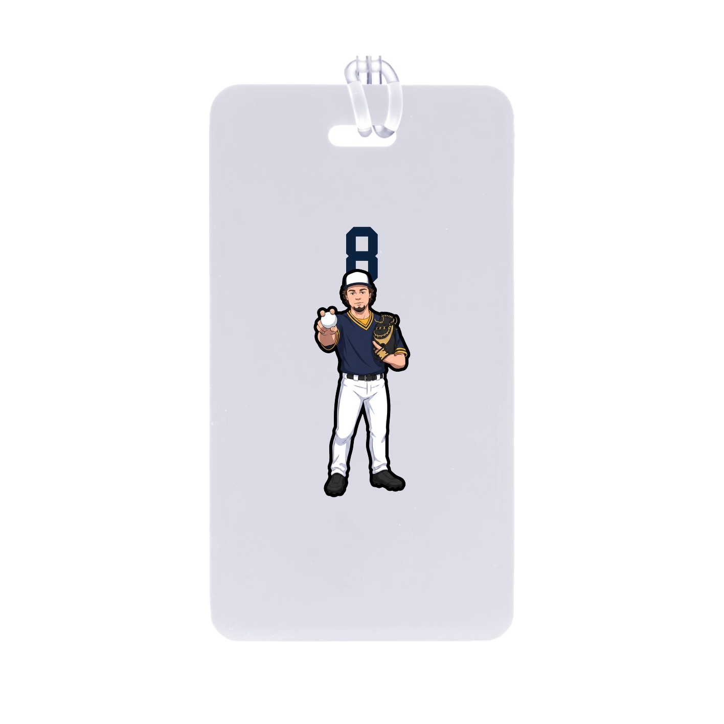Bag Tag — Number Top in Classic
