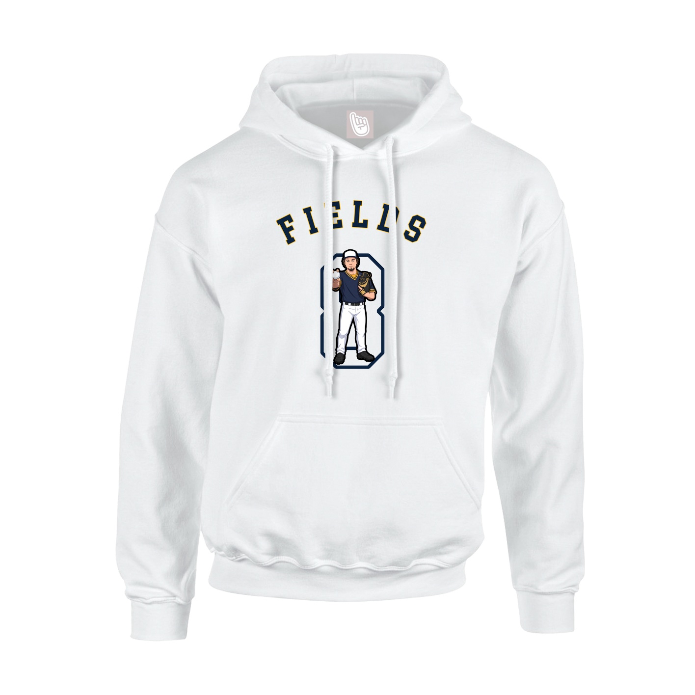 Hoodie — Shirsey Arch in White
