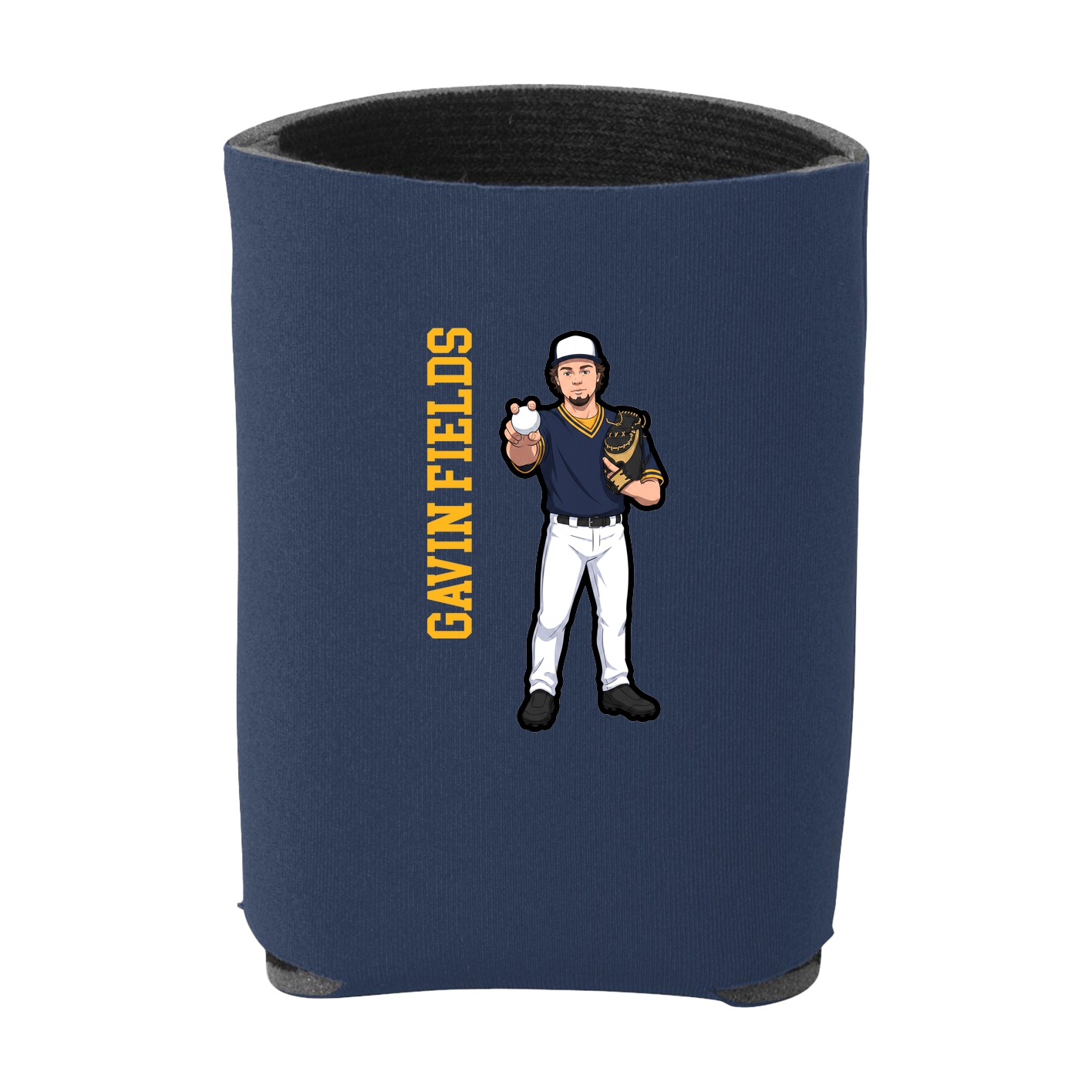 Can Holder — Name Vertical in Navy