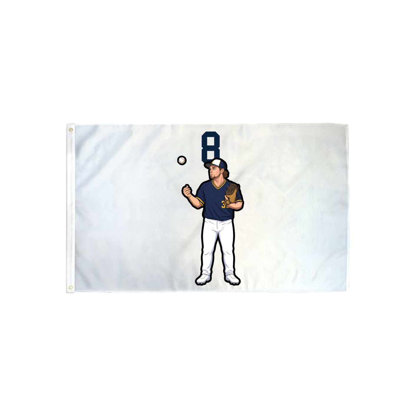 3x5 Flag — Number Top in Classic