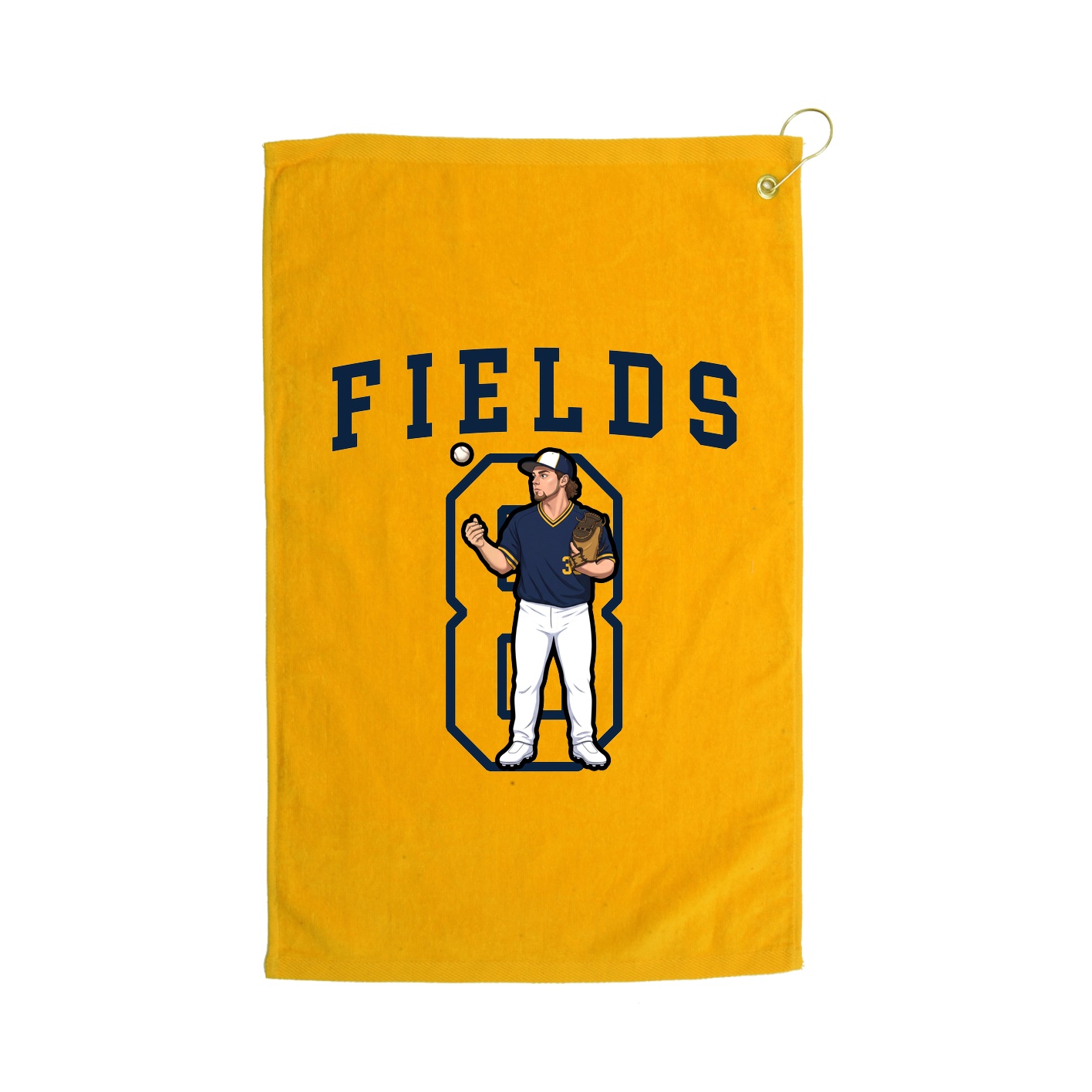 Golf Towel — Shirsey in Gold