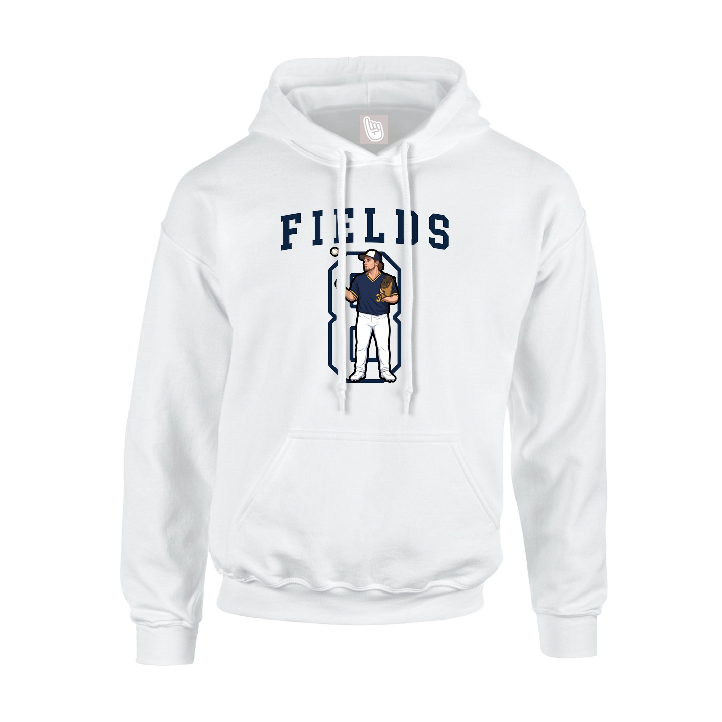Hoodie — Shirsey in White