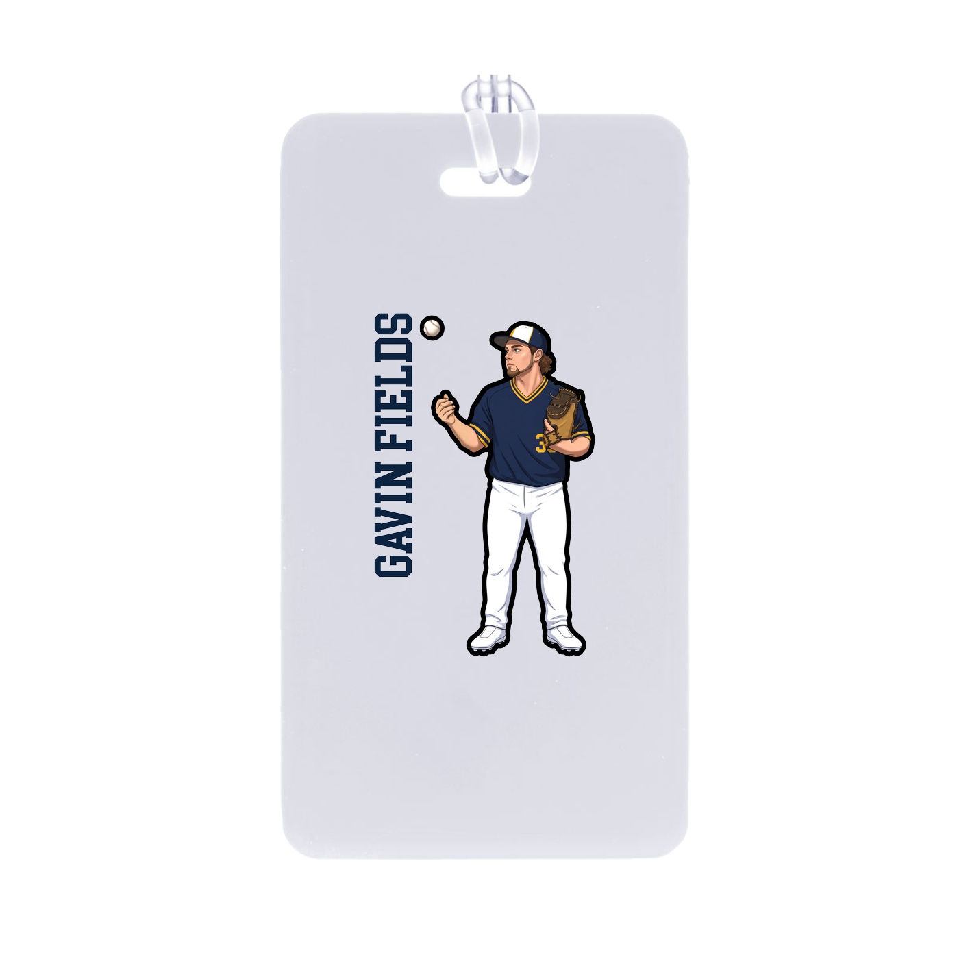 Bag Tag — Name Vertical in Classic
