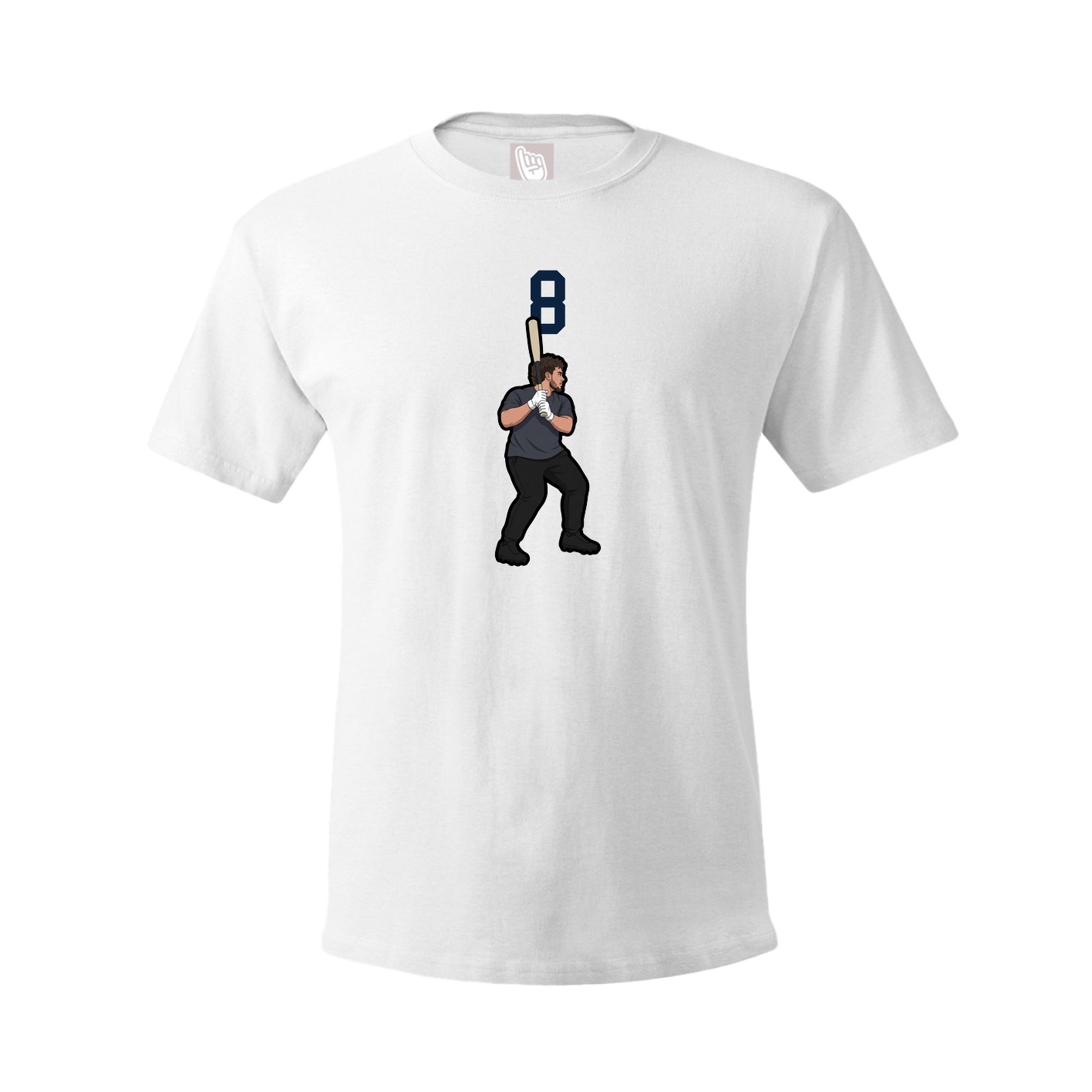 Tee — Number Top in White