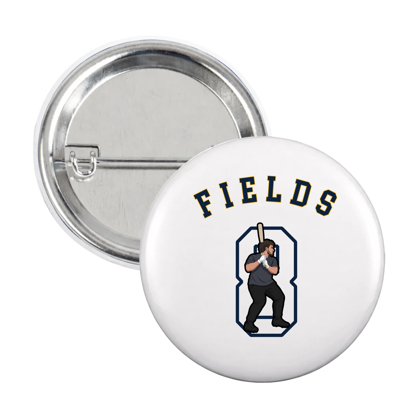 Game Day Button — Shirsey Arch in White
